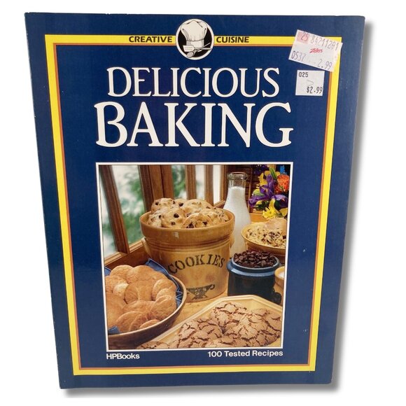 VINTAGE Delicious Baking softcover baked goods cookbook ~ 1980s recipe book - Picture 1 of 13